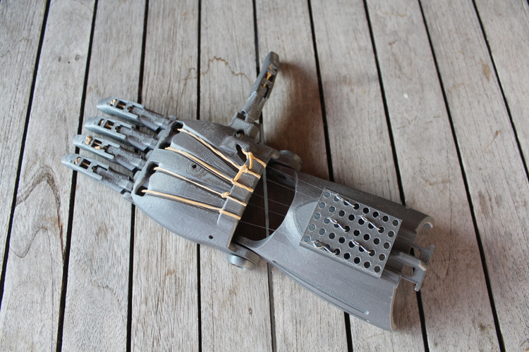 enable prosthetic hand with changeble finger positions 3D Print 100008