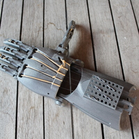 Small enable prosthetic hand with changeble finger positions 3D Printing 100008