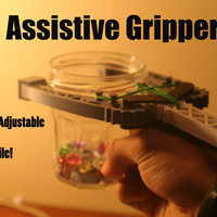 Small Versatile Assistive Grabber:  Highly Adjustable - Arm powered 3D Printing 100235