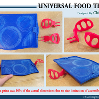 Small Universal Food Tray (Within Reach Design Competition) 3D Printing 100286