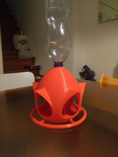 Bird feeder for PET Bottle, Bird House 2.0 3D Print 100655 Bird feeder for PET Bottle, Bird House 2.0 3D Print 100655