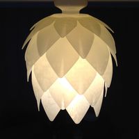 Small Pine Cone Lampshade 3D Printing 100767