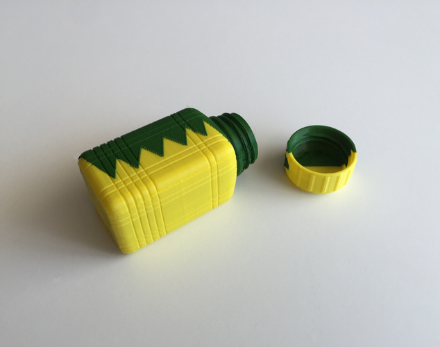 ZigZag Bottle & Screw Cup (Dual Extrusion / 2 Color) 3D Print 100855
