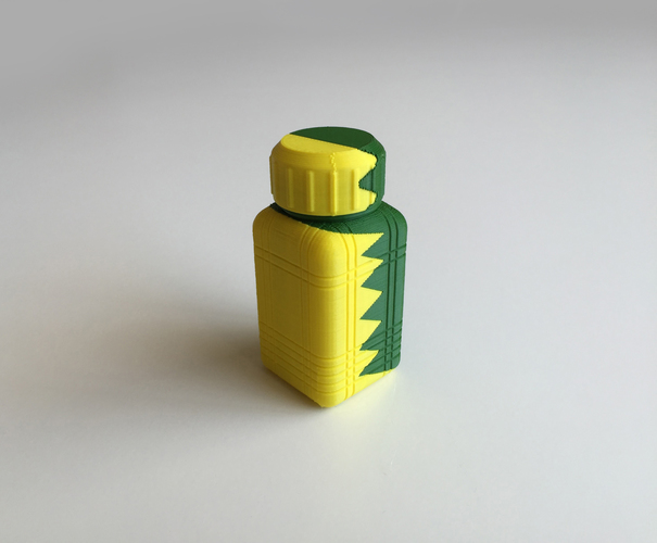 ZigZag Bottle & Screw Cup (Dual Extrusion / 2 Color) 3D Print 100859