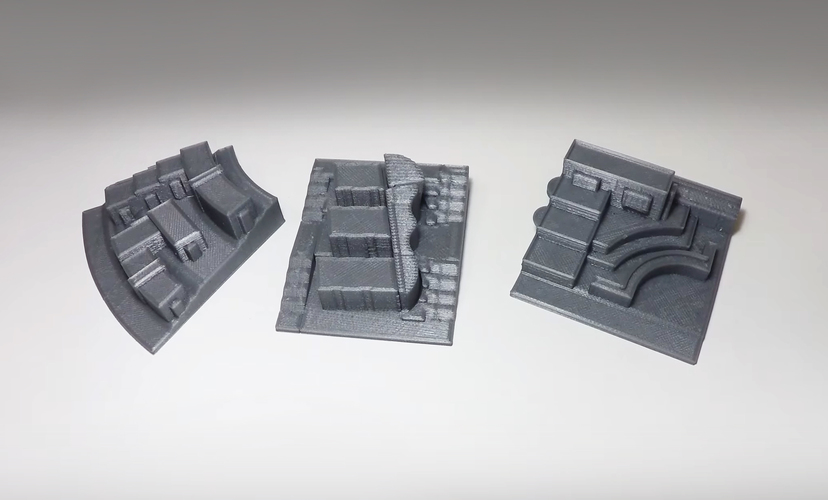 Campus Buildings 3D Print 100914 Campus Buildings 3D Print 100914