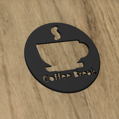 Cupholder Coffee Break 3D Print 101442