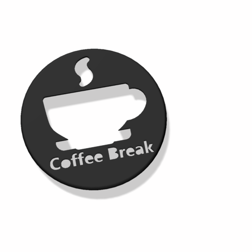 Cupholder Coffee Break 3D Print 101444
