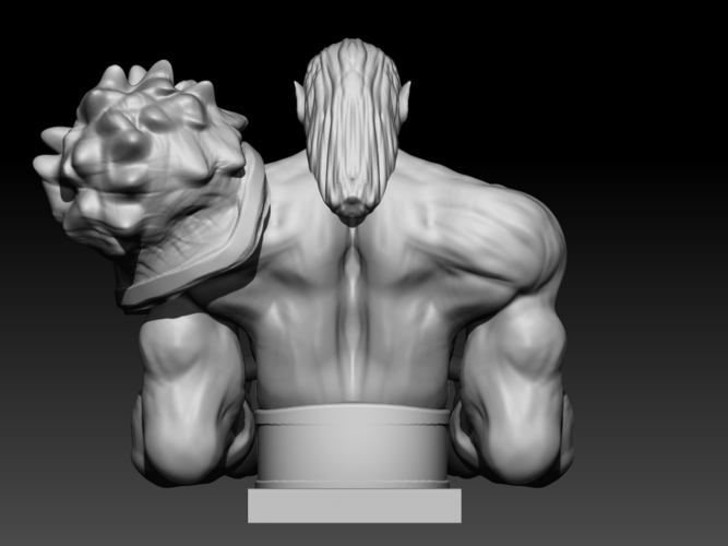 Orc (inspired in Warcraft Movie) 3D Print 101628 Orc (inspired in Warcraft Movie) 3D Print 101628