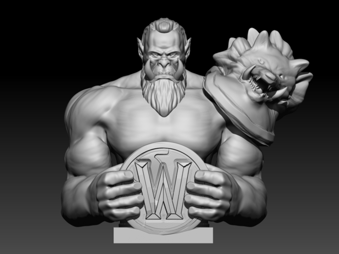 Orc (inspired in Warcraft Movie) 3D Print 101630 Orc (inspired in Warcraft Movie) 3D Print 101630