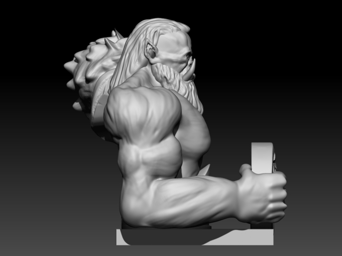 Orc (inspired in Warcraft Movie) 3D Print 101631 Orc (inspired in Warcraft Movie) 3D Print 101631