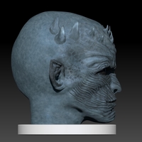 Small Night King Head (Game of Thrones) 3D Printing 101635