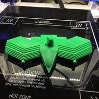 Small Space Fighter 3D Printing 101776
