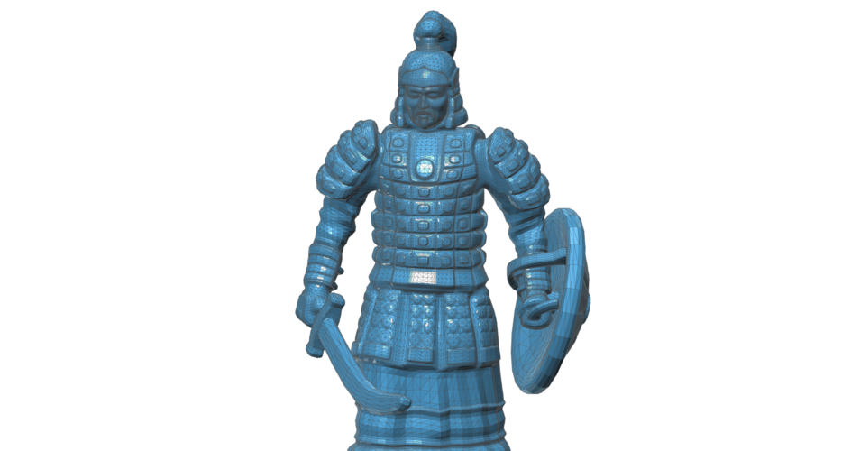 Mongolian Warrior 3D Print 101967