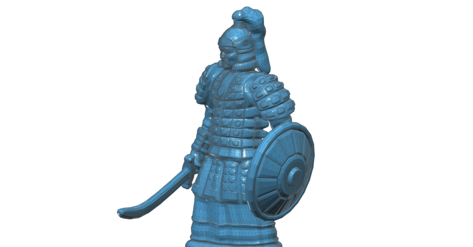 Mongolian Warrior 3D Print 101968