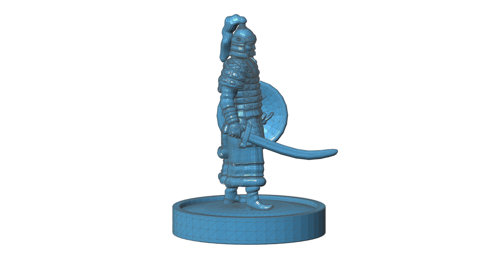 Mongolian Warrior 3D Print 101969