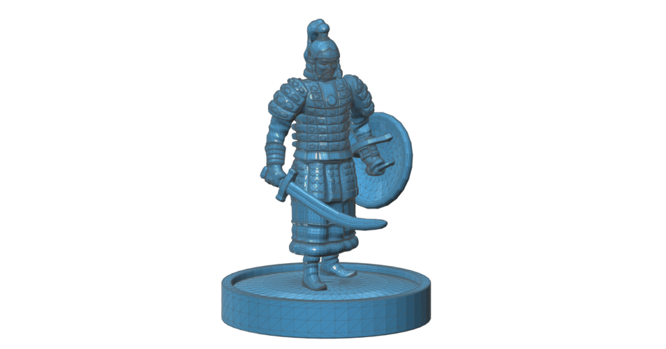 Mongolian Warrior 3D Print 101970