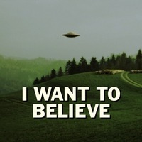 Small X Files I want to believe poster Lithopane 3D Printing 102085