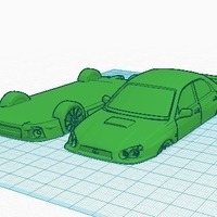 Small 2004 Subaru Impreza WRX 3D Printing 102098