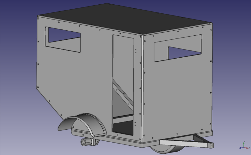 RC Crawler Scaler Scale 1:10 offroad Caravan Trailer Camping 3D Print 102139 RC Crawler Scaler Scale 1:10 offroad Caravan Trailer Camping 3D Print 102139