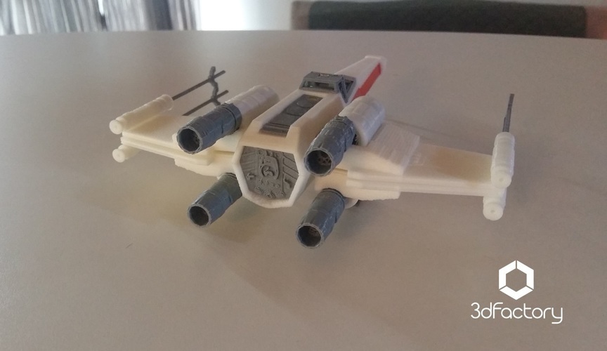 X-Wing Starfighter - Star Wars - 3dPrintable - 3dFactory Brasil 3D Print 102328