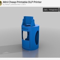 Small Mini Cheap Printable DLP Printer 3D Printing 102410