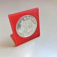 Small Coin stand 40mm 3D Printing 102623