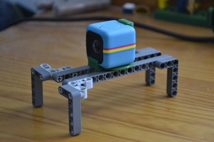 Polaroid cube lego technic adapter 3D Print 102642