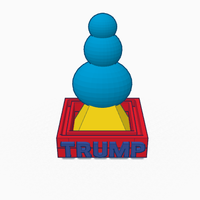 Small 2k16 Trump Tower 3D Printing 102830