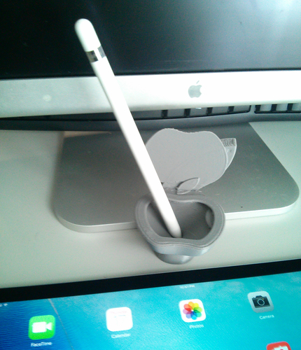 MacToilet iPoo - Apple Pencil Holder 3D Print 102843