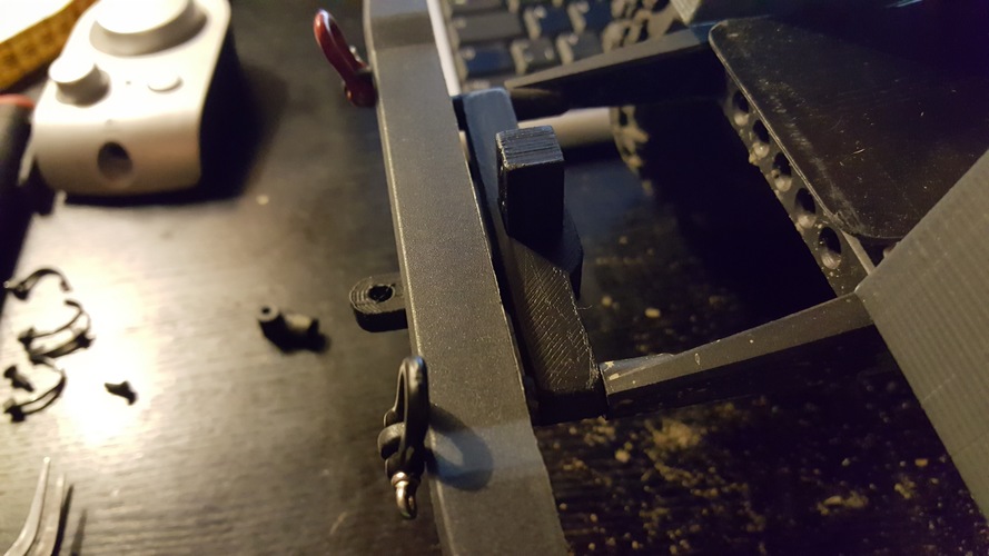Vaterra Ascender Trailer Hitch 3D Print 102998 Vaterra Ascender Trailer Hitch 3D Print 102998