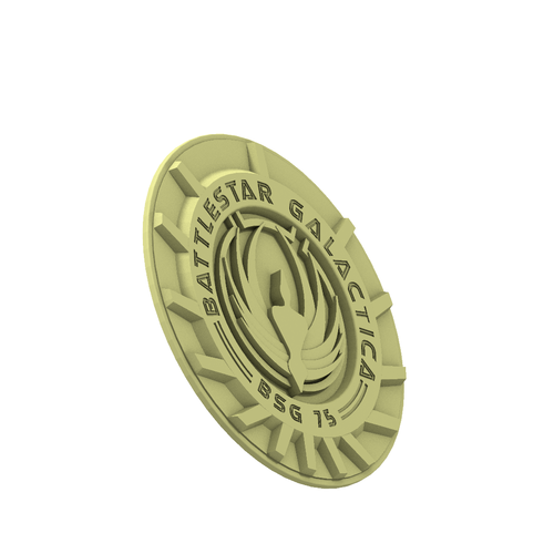 Battlestar Galactica Badge 3D Print 103008