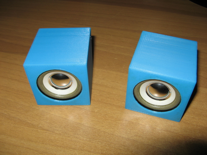 Mini audio system with speakers 3D Print 103073
