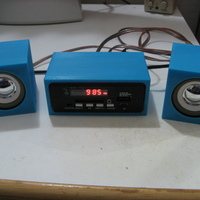 Small Mini audio system with speakers 3D Printing 103077