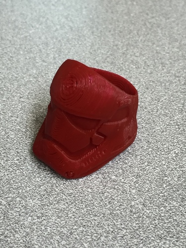 First Order Stormtrooper Ring 3D Print 103430