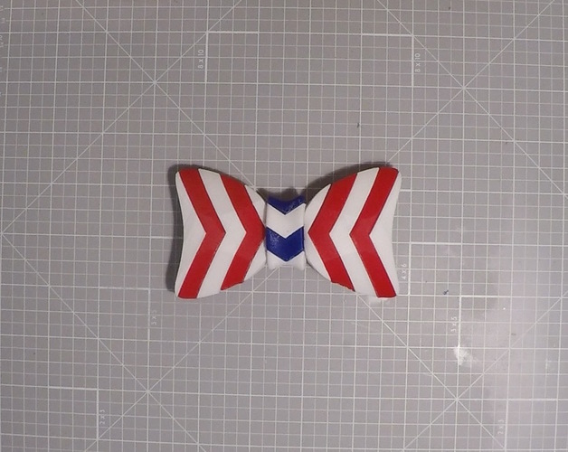 Independence Day Bow Tie 3D Print 103449
