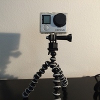 Small GoPro Tripod Mount 3D Printing 103465