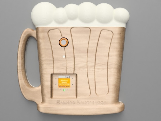 Talking iBreathe Breathalyzer 3D Print 103639 Talking iBreathe Breathalyzer 3D Print 103639