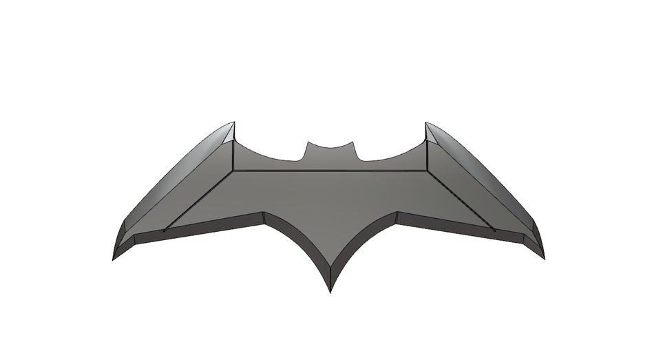 Batfleck Batarang 2016 3D Print 103695