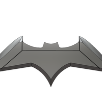 Small Batfleck Batarang 2016 3D Printing 103695