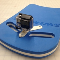 Small GoPro Kick Board Mount 3D Printing 103707