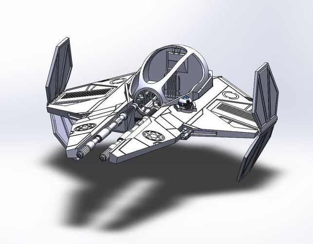 Star Wars Jedi Interceptor 3D Print 103752