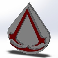 Small Assassin's Creed + keychain 3D Printing 103801