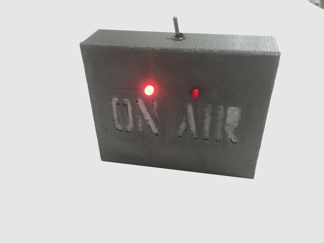 Flashing LED On Air Sign 3D Print 103865