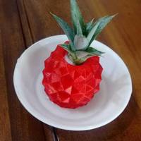 Small Pineapple flower pot 3D Printing 104000