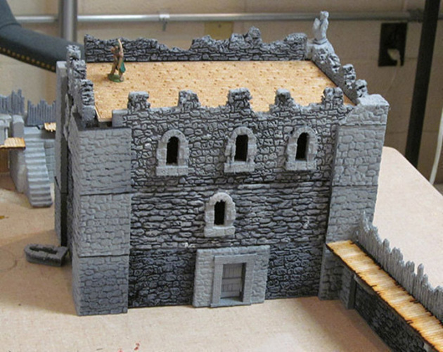 Complete Castle Expansion 1:Buildings & Dungeons 28mm-32mm 3D Print 104118