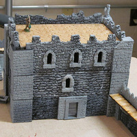 Small Complete Castle Expansion 1:Buildings & Dungeons 28mm-32mm 3D Printing 104118