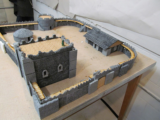Complete Castle Expansion 1:Buildings & Dungeons 28mm-32mm 3D Print 104119