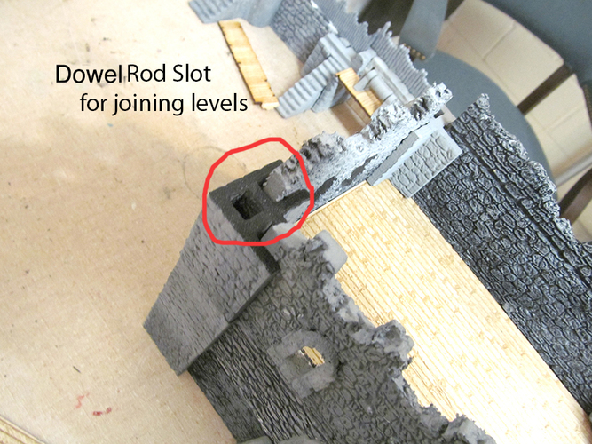 Complete Castle Expansion 1:Buildings & Dungeons 28mm-32mm 3D Print 104120