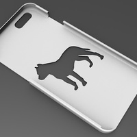 Small iPhone 6 Basic Case pitbull 3D Printing 104414