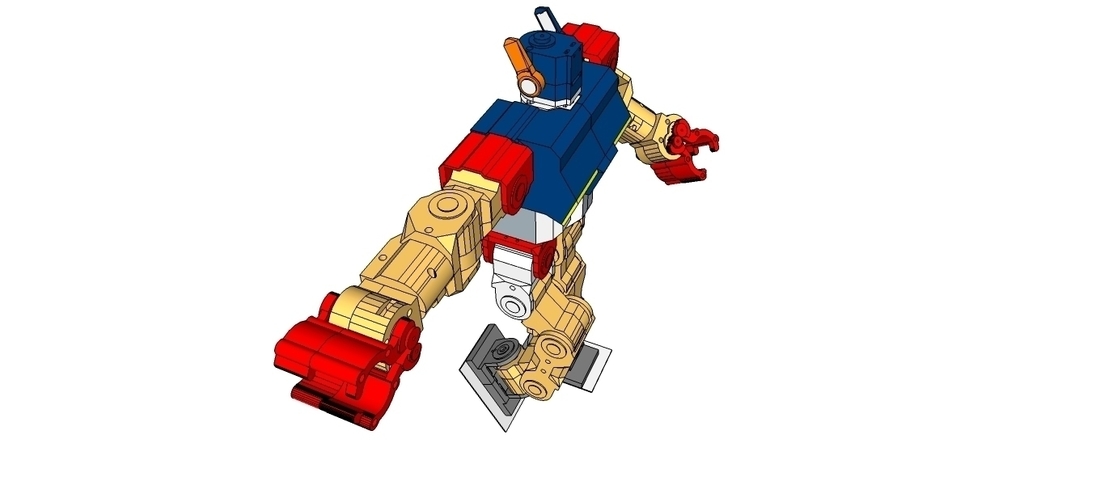 Humanoid - M1 - Design concept 3D Print 104476 Humanoid - M1 - Design concept 3D Print 104476